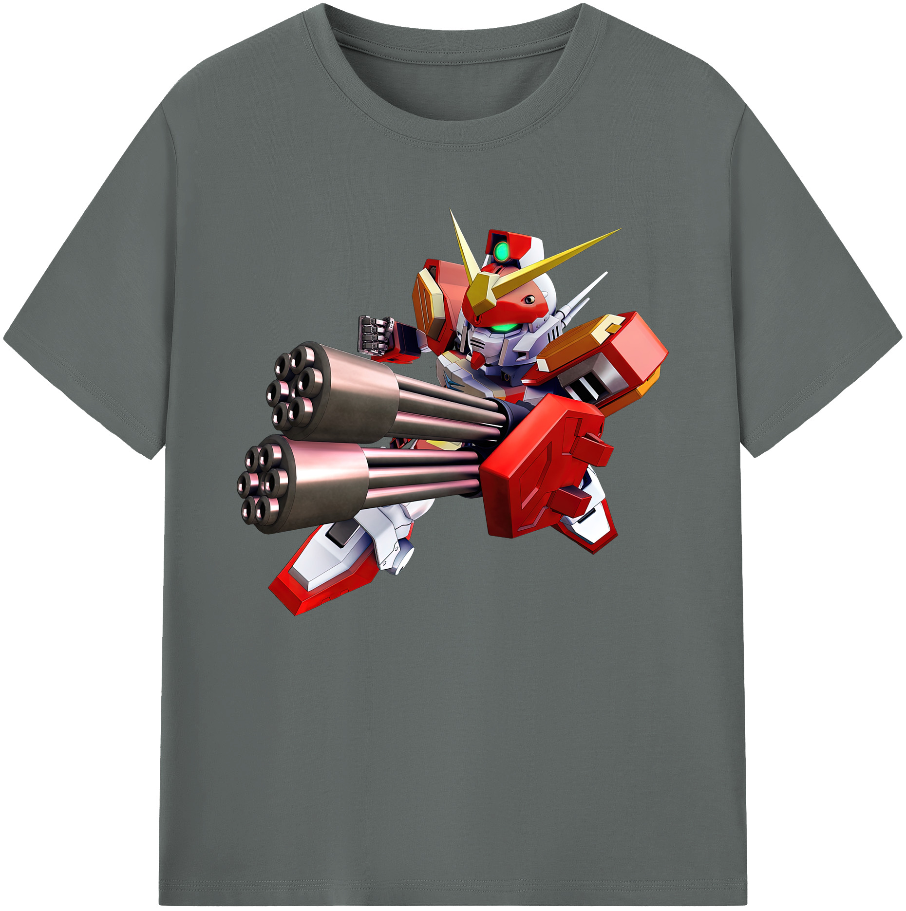 （画像用） 機動戦士ガンダム Mobile Suit Gundam 綿100％ メンズ半袖Tシャツ｜肌触りやわらか＆通気性